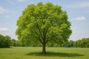 English Walnut in Spring