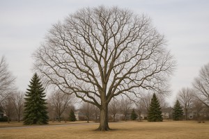 English Walnut in Winter