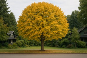 European Hornbeam in Autumn