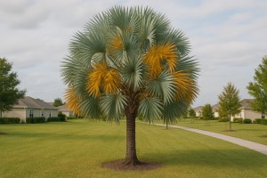 Florida Silver Palm in Autumn