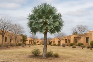 Florida Silver Palm in Winter