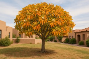 Frangipani in Autumn