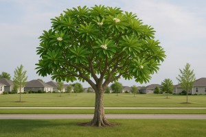 Frangipani in Spring