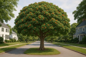 Geiger Tree in the summer