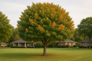 Glossy Privet in Autumn
