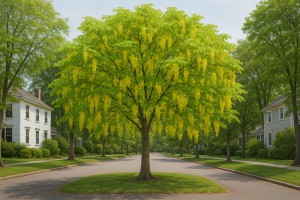 Golden Shower Tree in Spring