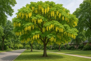 Golden Shower Tree in Summer