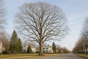 Golden Trumpet Tree in Winter