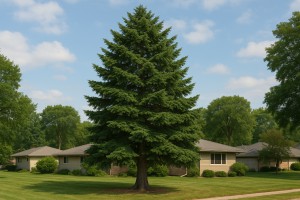 Grand Fir in the summer