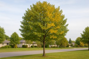 Green Alder in Autumn