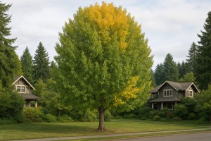 Hybrid Poplar in Autumn