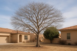 Indian Almond in Winter