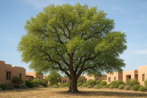 Interior Live Oak in Spring