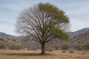 Interior Live Oak in Winter