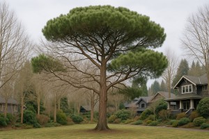 Italian Stone Pine in Winter