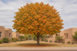 Jamaican Cherry in Autumn