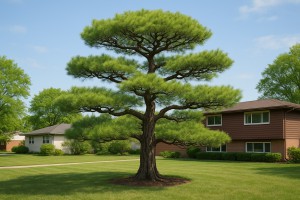 Japanese Black Pine in Spring