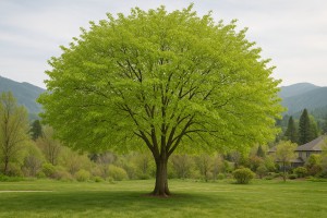 Japanese Flowering Cherry in Spring