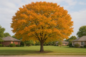 Japanese Zelkova in Autumn