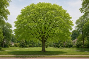 Japanese Zelkova in Spring