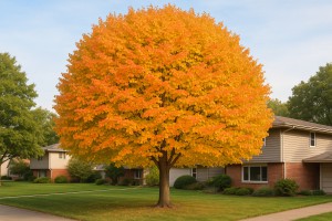 Katsura Tree in Autumn