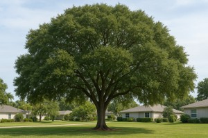 Laurel Oak in the summer