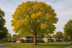 Lemon-scented Gum in Autumn