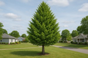 Leyland Cypress in Spring