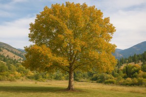 London Plane Tree in Autumn