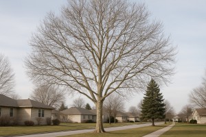 London Plane Tree in Winter