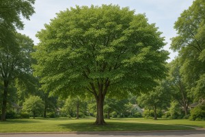 Maack's Cherry in Summer