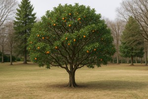 Mandarin Orange in Winter