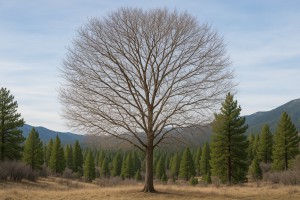 Mexican Plum in Winter
