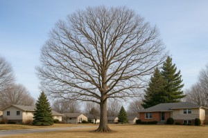 Mockernut Hickory in Winter