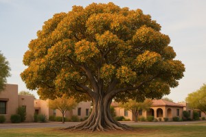 Moreton Bay Fig in Autumn