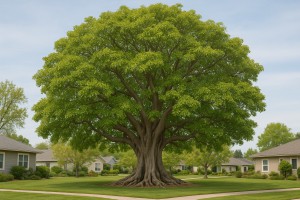 Moreton Bay Fig in Spring