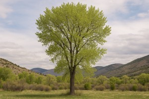 Narrowleaf Cottonwood in Spring