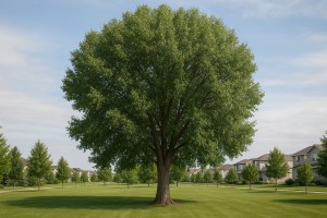 Narrowleaf Cottonwood in the summer