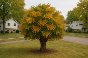Needle Palm in Autumn