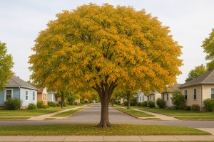 Netleaf Hackberry in Autumn