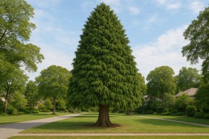 Nootka Cypress (Alaska Cedar) in the summer