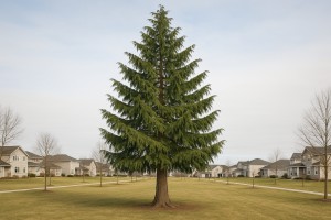Nootka Cypress in Winter