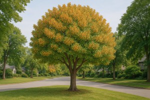 Norfolk Island Hibiscus in Autumn