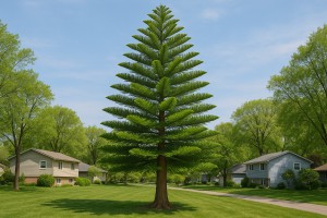 Norfolk Island Pine in Spring