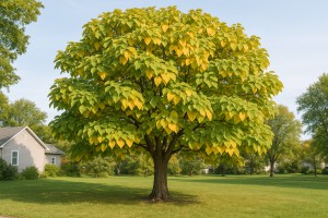 Northern Catalpa in Autumn