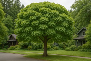 Northern Catalpa in the summer
