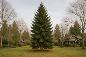 Norway Spruce in Winter