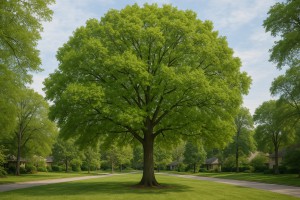 Nuttall Oak in Spring