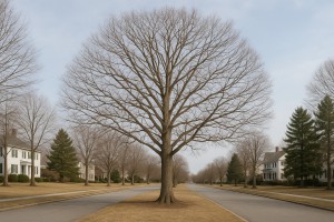 Nuttall Oak in Winter