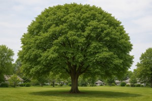 Osage Orange (Maclura pomifera) in the summer